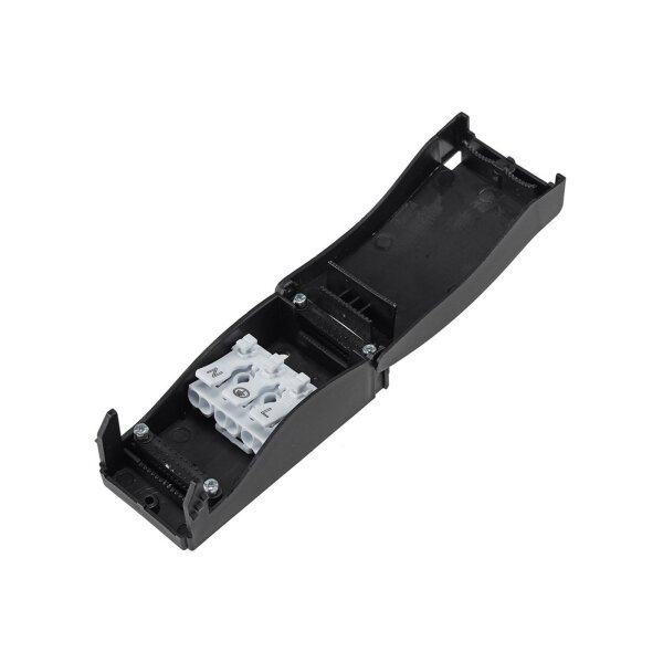 Lüsterklemme mit Gehäuse, 3-polig 0,75-2,5mm², max. 16A, mit Hebel