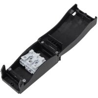 Lüsterklemme mit Gehäuse, 3-polig 0,75-2,5mm², max. 16A, mit Hebel