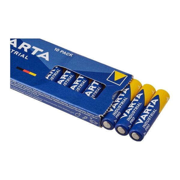 10er Pack Varta Industrial PRO 1,5V AAA