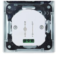 MILOS UP-Set: 160° Bewegungsmelder + Steckdose – 2-Draht, LED geeignet