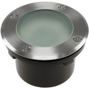 Bodenleuchte BEL GX53 R – IP65, Edelstahl, Ø118?mm, GX53-Fassung, befahrbar, 230?V