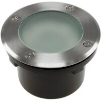 Bodenleuchte BEL GX53 R – IP65, Edelstahl, Ø118?mm, GX53-Fassung, befahrbar, 230?V