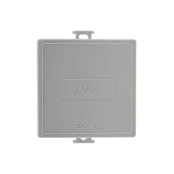 Feuchtraum-Kabelabzweigdose /-kasten, 75x75x40mm, IP54, 7-fach, grau,1 Stück