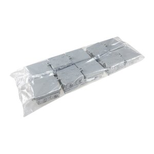 Feuchtraum-Kabelabzweigdose /-kasten, 75x75x40mm, IP54, 7-fach, grau,1 Stück