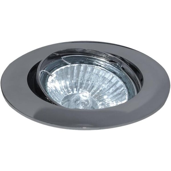 Einbaustrahler 75mm schwenkbar – Deckenstrahler Einbau GU10/MR16 Gunmetal