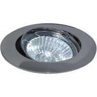 Einbaustrahler 75mm schwenkbar – Deckenstrahler Einbau GU10/MR16 Gunmetal