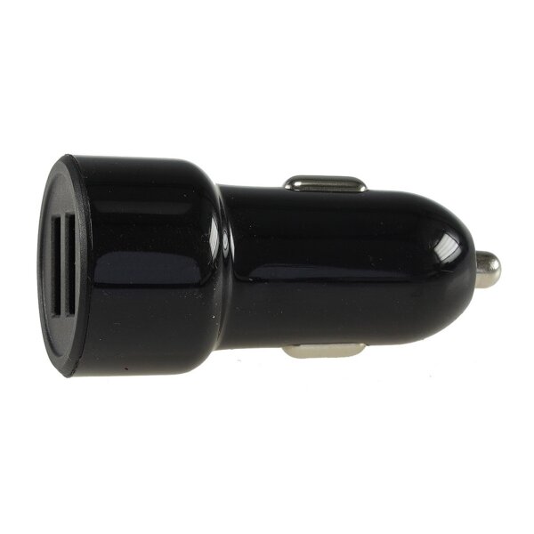 USB Kfz-Ladegerät "Duo 4,8A" 24W In 12-24V=, Out 5V= 4,8A, 2x USB