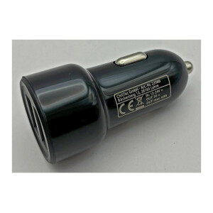 USB Kfz-Ladegerät "Duo 4,8A" 24W In 12-24V=, Out 5V= 4,8A, 2x USB