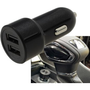 USB Kfz-Ladegerät "Duo 4,8A" 24W In 12-24V=, Out 5V= 4,8A, 2x USB