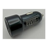 USB Kfz-Ladegerät "Duo 4,8A" 24W In 12-24V=, Out 5V= 4,8A, 2x USB