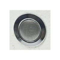 Decken-Einbaulautsprecher "Mini" Halogen-Look, 8cm Ø, 6cm Einbau, chrom