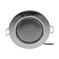 Decken-Einbaulautsprecher "Mini" Halogen-Look, 8cm Ø, 6cm Einbau, chrom