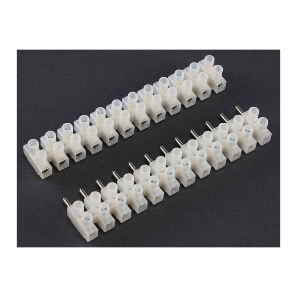 Lüsterklemme 2,5–4,0mm² 12-fach – transparent steckbar