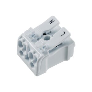 Lüsterklemme, 2-polig mit Hebel0,75-2,5mm²,...