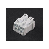 Lüsterklemme, 2-polig mit Hebel0,75-2,5mm², max. 16A