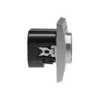 DELPHI Schutzkontakt-Steckdose, silber 250V~/ 16A, Unterputz, USB-C / PD