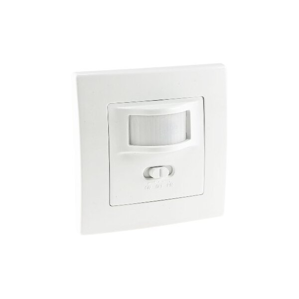 Unterputz PIR-Bewegungsmelder 160° LED geeignet, 2-Draht Technik, weiß