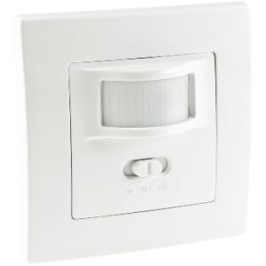 Unterputz PIR-Bewegungsmelder 160° LED geeignet, 2-Draht Technik, weiß