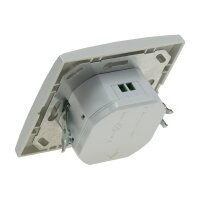 Unterputz PIR-Bewegungsmelder 160° LED geeignet, 2-Draht Technik, weiß