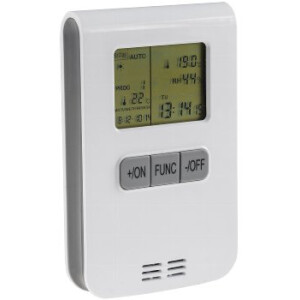 Funk-Thermoschalter "Pilota Casa", IP20 Tages- / Wochenschaltung, 8 Programme