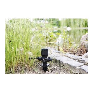 Gartensteckdose für Außen, IP44, 5-fach Einzelsteckdosen, 5+2,5+2,5+2,5+2,5m
