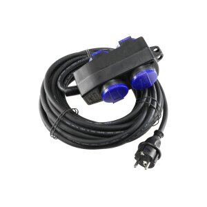 Werkstatt-Steckdose, 4-fach IP44, mit Aufhänger, 10m...