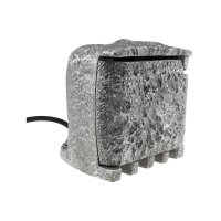 Gartensteckdose "Stone", 4-fach 250V/16A, IP44, inkl. 5m Zuleitung