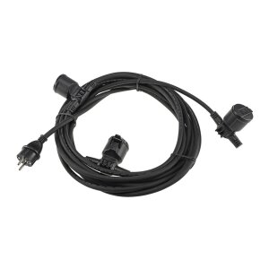 Gartensteckdose für Außen, IP44, 3-fach...