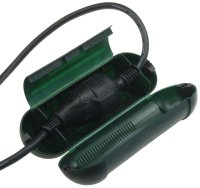 Sicherheits-Schutzbox für Kabel, IP44 205 x Ø 68mm, grün