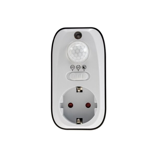Zwischenstecker mit Bewegungsmelder & Dämmerungssensor | 1200W