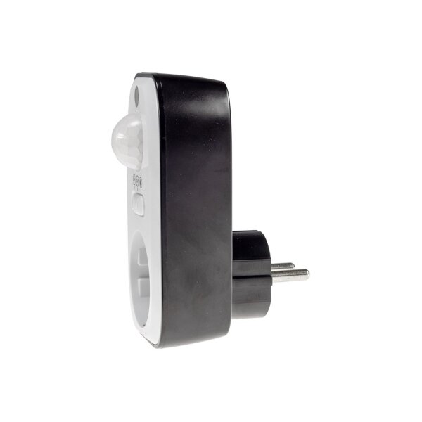 Zwischenstecker mit Bewegungsmelder & Dämmerungssensor | 1200W