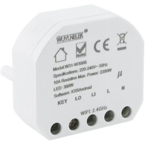 Unterputz Schalter Wifi Einbau Modul 230V 10A...