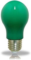 LEDmaxx A27GR36 A+, LED Leuchtmittel Glühbirne, Glas, 3 W, E27, grün, 10.8 x 6 x 6 cm [Energieklasse A+]