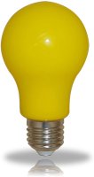 LEDmaxx A27GE36 A+, LED Leuchtmittel Glühbirne, Glas, 3 W, E27, gelb, 10.8 x 6 x 6 cm [Energieklasse A+]
