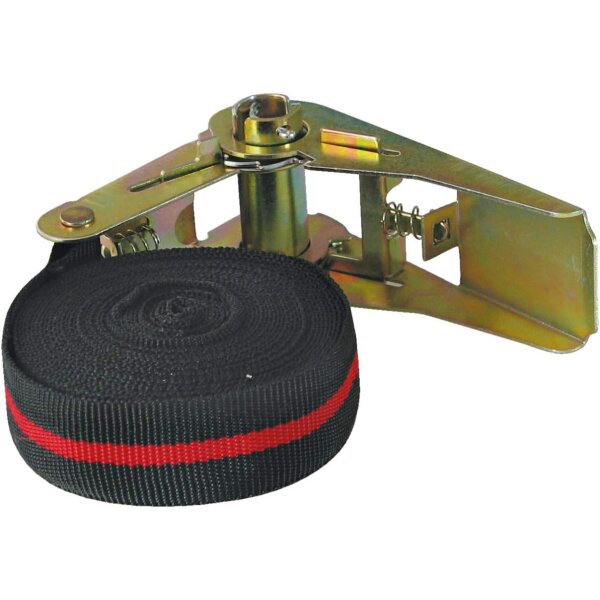 Spanngurt mit Ratschenschloss 5m, 2,5cm breit, max. 250 kg