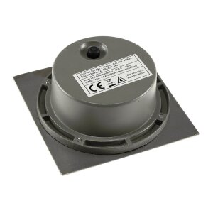 Solar Bodenstrahler „CTB-E“ – Edelstahl, 105×105×40?mm, IP44, trittfest, 600?mAh Akku