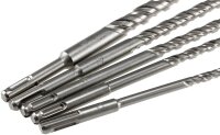 SDS PLUS Bohrer Set 600mm / 60cm lang Profi BetonBohrer Steinbohrer 5-teilig Durchmesser 8mm 10mm 12mm 15mm 20mm