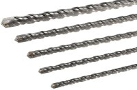 SDS PLUS Bohrer Set 600mm / 60cm lang Profi BetonBohrer Steinbohrer 5-teilig Durchmesser 8mm 10mm 12mm 15mm 20mm