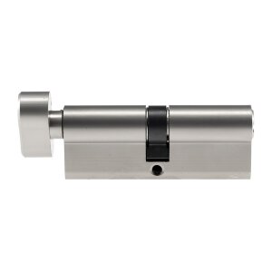 Profil-Schließzylinder 80 mm mit Drehknauf | 5 Sicherheitsschlüssel