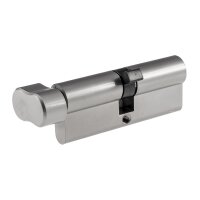Profil-Schließzylinder 80 mm mit Drehknauf | 5 Sicherheitsschlüssel