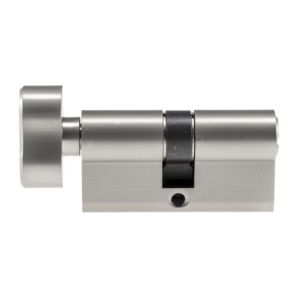 Schließzylinder mit Knauf Türschloss Zylinderschloss Profilzylinder inkl. 5 Sicherheits-Schlüsseln (1, 30+30mm I 60mm)