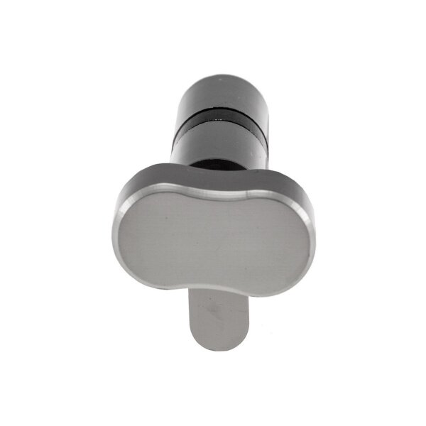 Schließzylinder mit Knauf Türschloss Zylinderschloss Profilzylinder inkl. 5 Sicherheits-Schlüsseln (1, 30+30mm I 60mm)