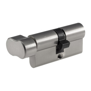 Schließzylinder mit Knauf Türschloss Zylinderschloss Profilzylinder inkl. 5 Sicherheits-Schlüsseln (1, 30+30mm I 60mm)