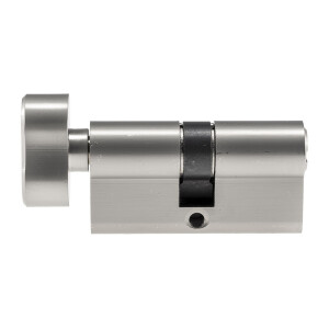 Schließzylinder mit Knauf Türschloss Zylinderschloss Profilzylinder inkl. 5 Sicherheits-Schlüsseln (1, 30+30mm I 60mm)