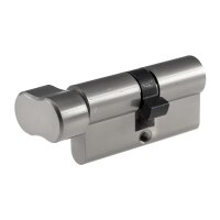 Schließzylinder mit Knauf Türschloss Zylinderschloss Profilzylinder inkl. 5 Sicherheits-Schlüsseln (1, 30+30mm I 60mm)