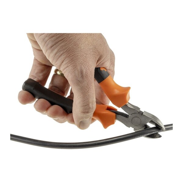 Profi Zangen Set 3-teilig Seitenschneider 15cm Spitzzange 15cm Kombizange 18cm 3-teilig isolierte Griffe mit Anti Rutsch Beschichtung