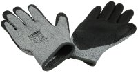 Schnittschutzhandschuhe grau/schwarz PU-Beschichtung, EN388, Größe 9