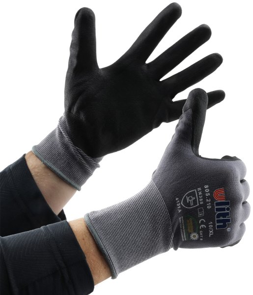 Profi Arbeits-Handschuhe mit Kautschuk- Beschichtung, Ökotex 100, Größe 11