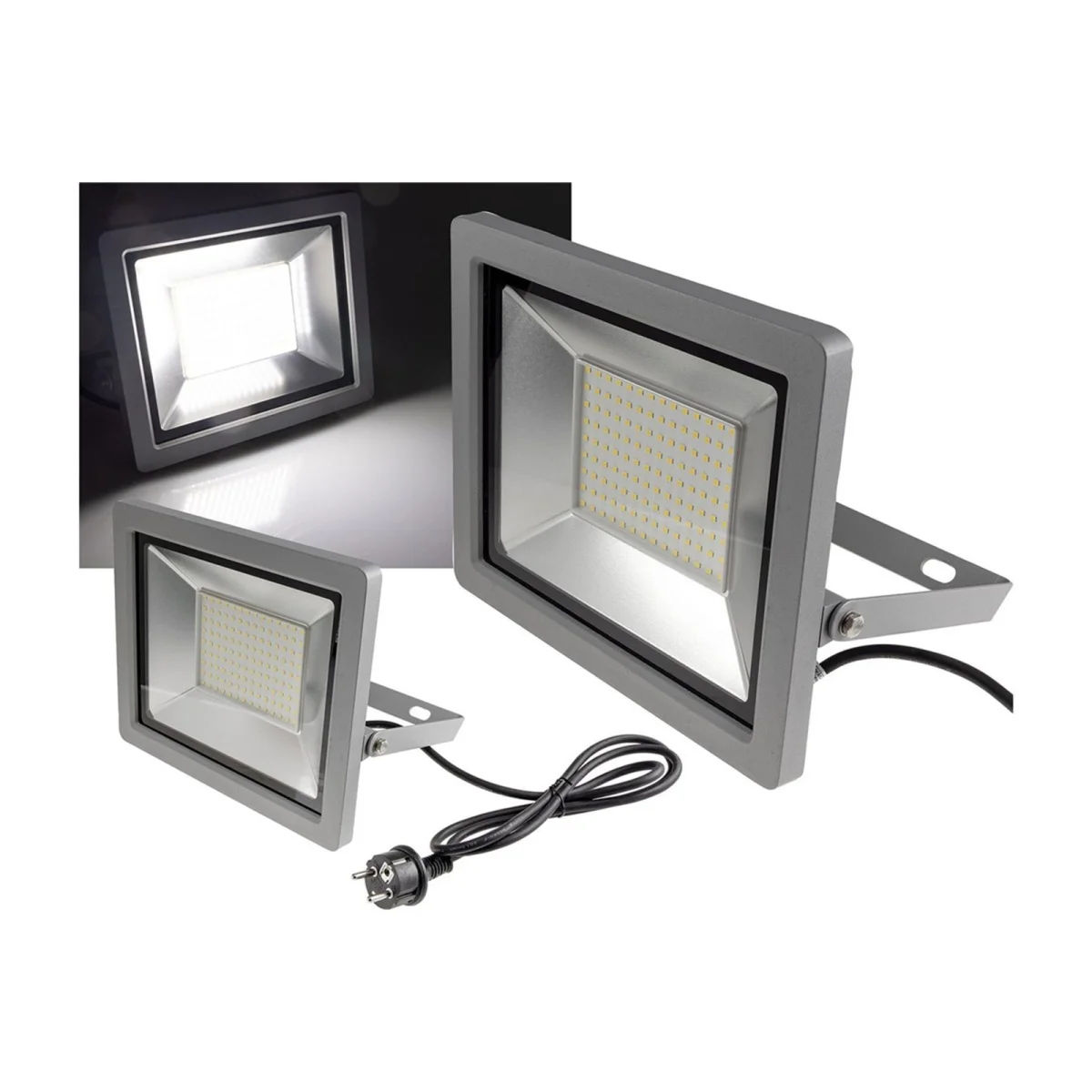 LED Fluter 100W – 9230 Lumen, 4000K, IP65, mit...
