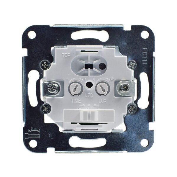 Milos Schutzkontakt-Steckdose mit Bewegungsmelder – PIR Sensor, weiß matt